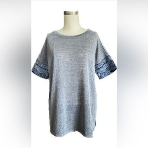 ANTHROPOLOGIE Bandana Print Shirt